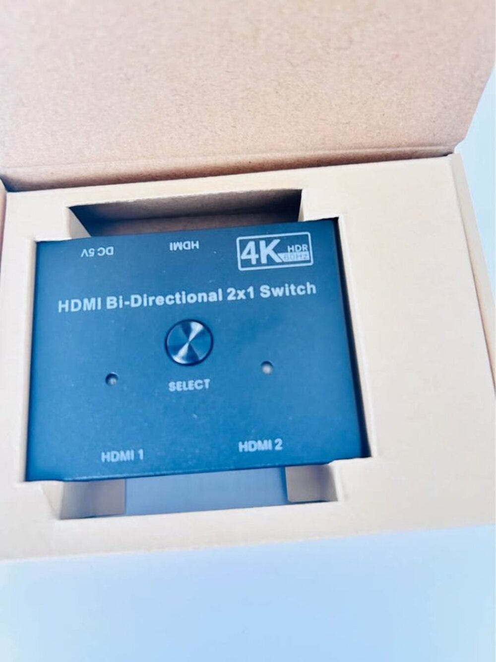 4K 60Hz Bi-Directional HDMI Switch Splitter for PS5/Xbox/PC